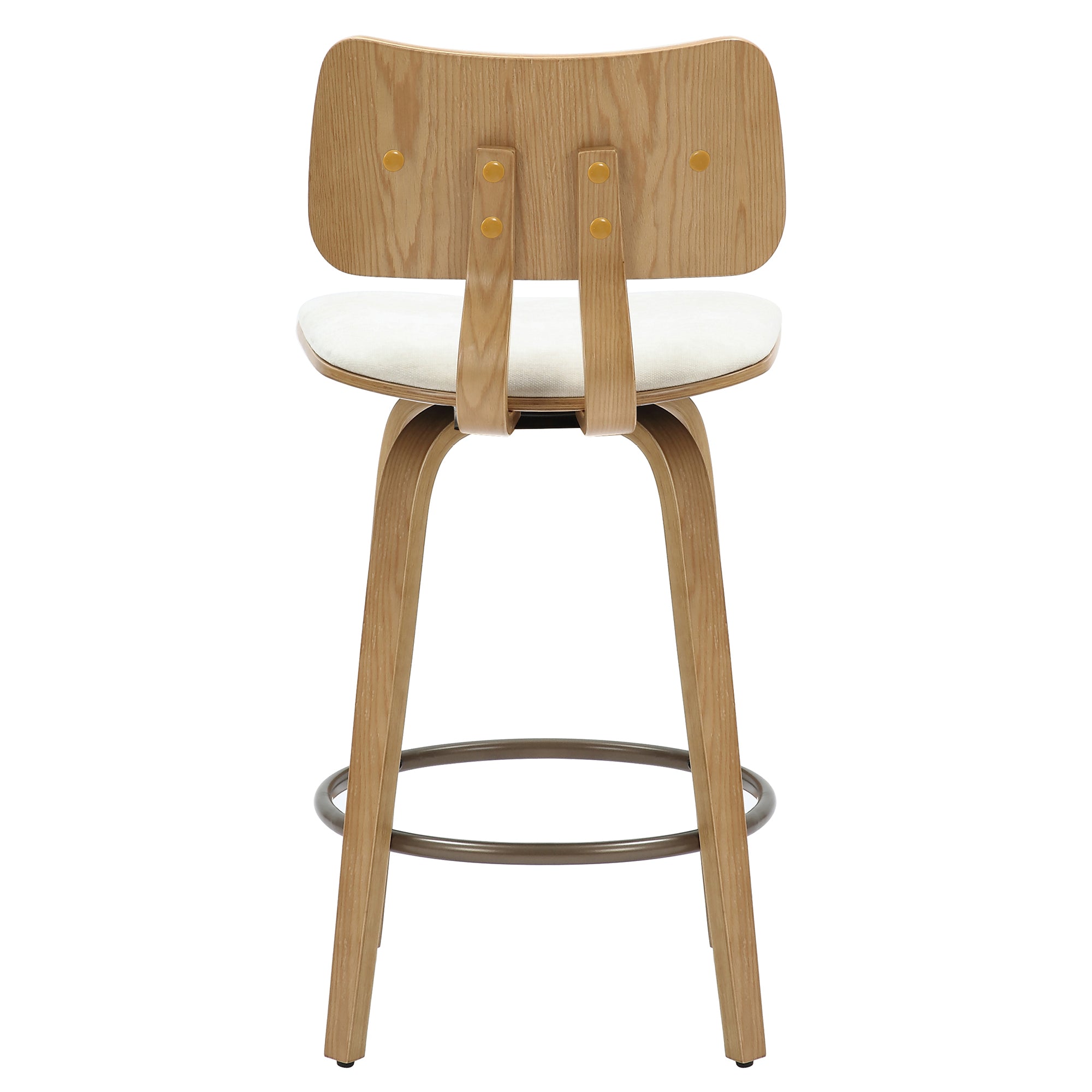 WorldwideZUNI - 26' COUNTER STOOL - BEIGE FABRIC