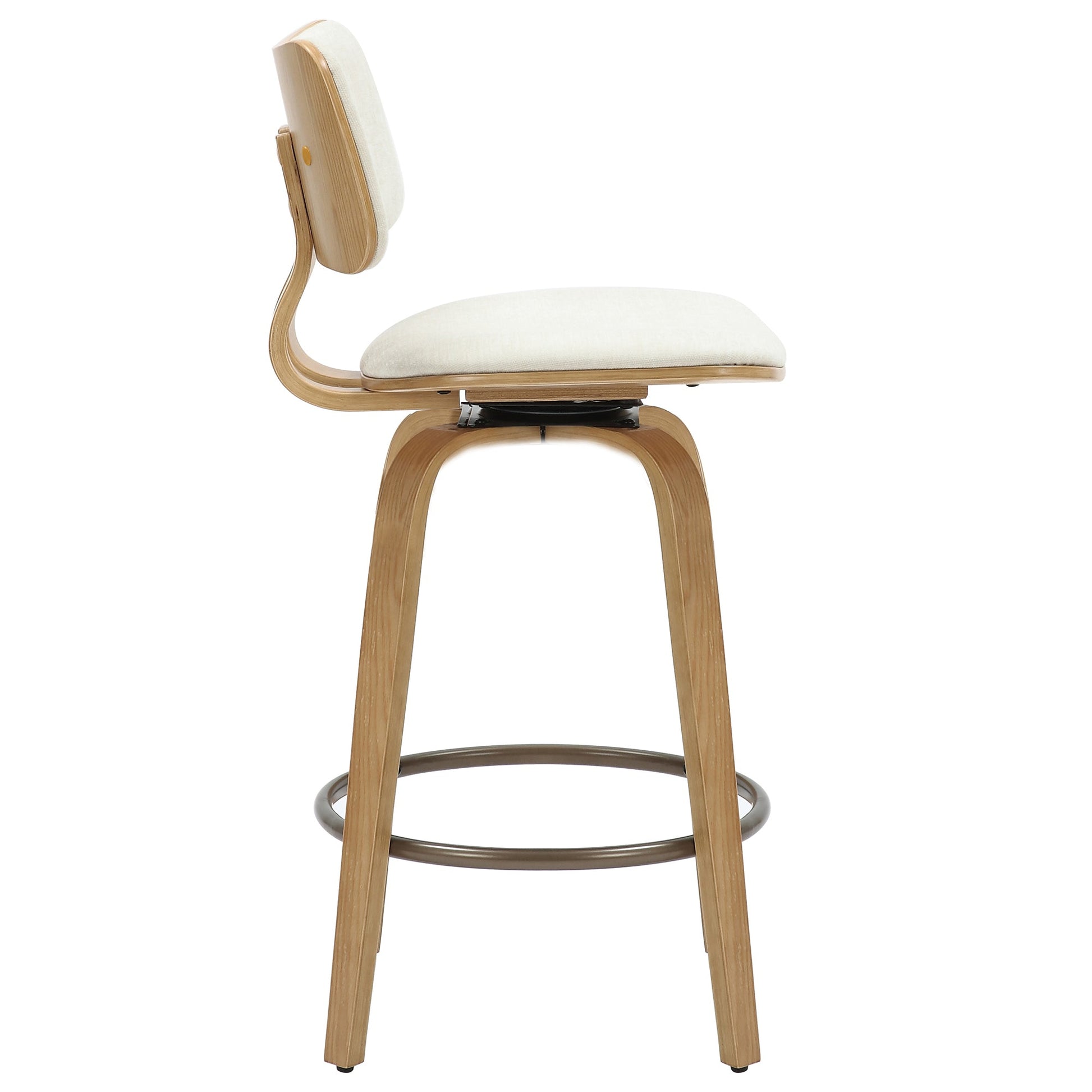 WorldwideZUNI - 26' COUNTER STOOL - BEIGE FABRIC
