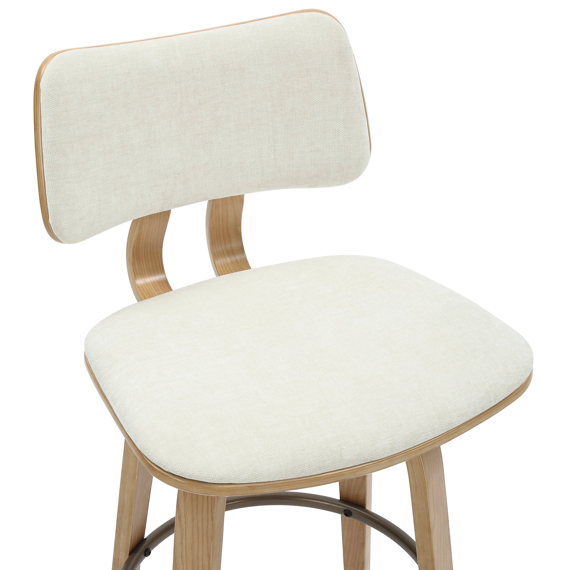 WorldwideZUNI - 26' COUNTER STOOL - BEIGE FABRIC