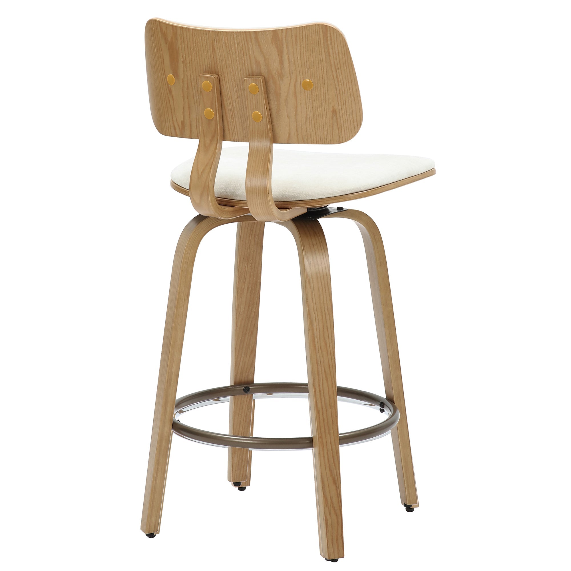 WorldwideZUNI - 26' COUNTER STOOL - BEIGE FABRIC