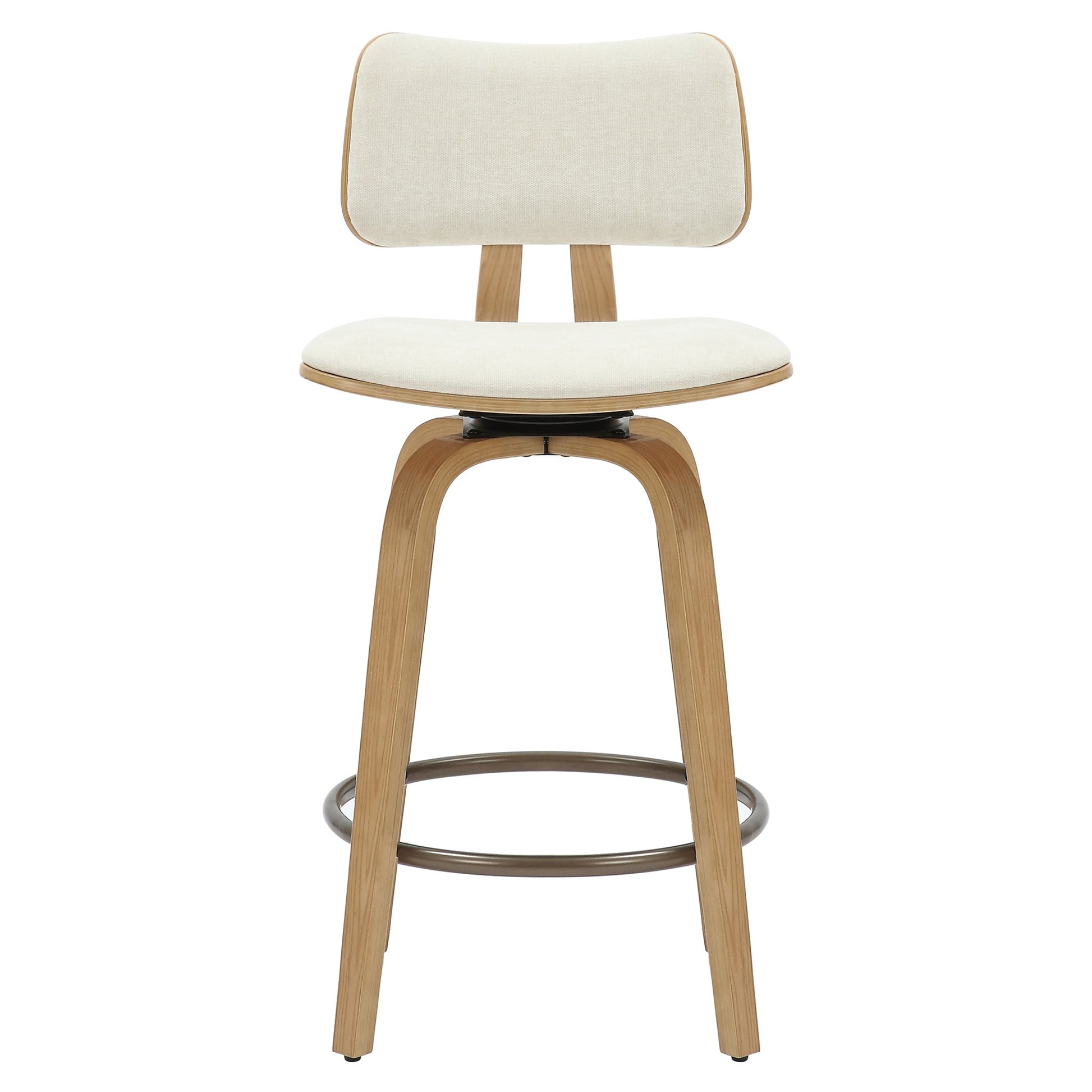 WorldwideZUNI - 26' COUNTER STOOL - BEIGE FABRIC