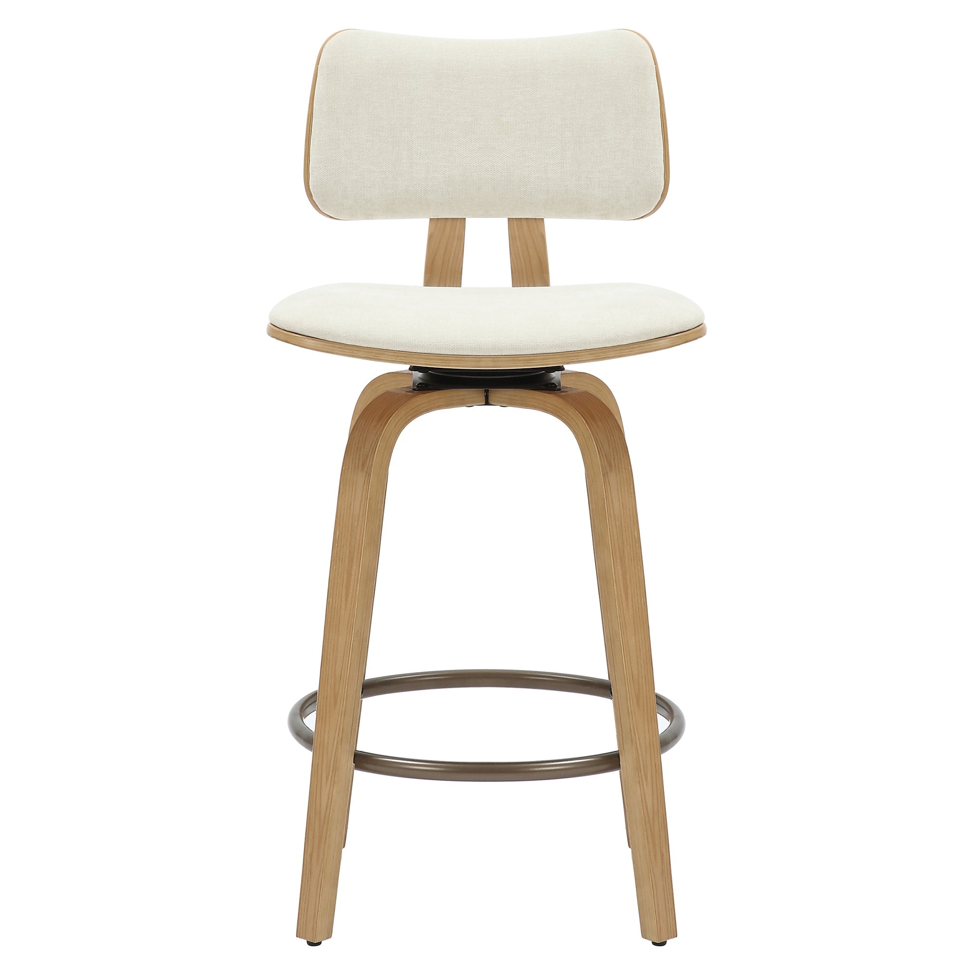 WorldwideZUNI - 26' COUNTER STOOL - BEIGE FABRIC
