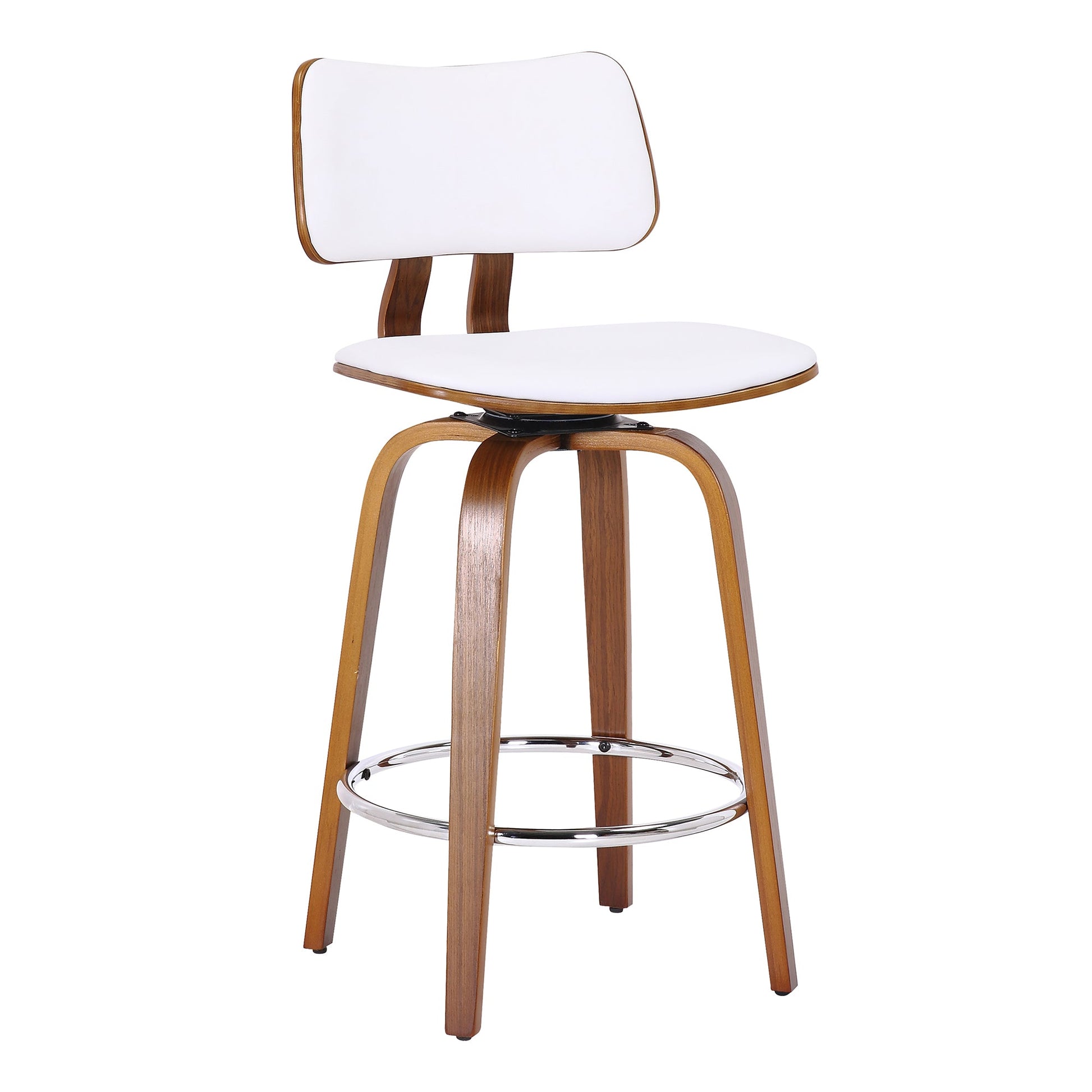 WorldwideZUNI - 26' COUNTER STOOL PU - WHITE