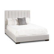 XcellaChannel Bed: Grey Linen