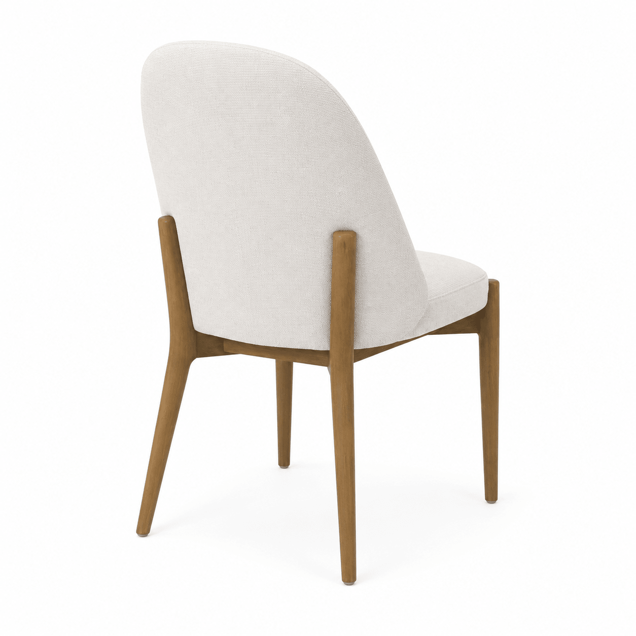 XcellaLiverpool Dining Chair: Ivory natural wood