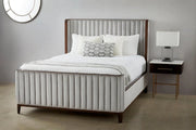 XcellaMAJESTIC BED - Grey velvet
