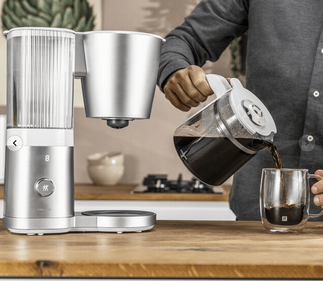 ZwillingZwilling 1.5 L Glass Carafe Drip Coffee Maker silver