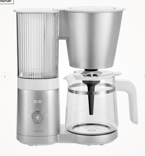ZwillingZwilling 1.5 L Glass Carafe Drip Coffee Maker silver