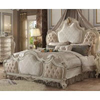 ACME- PICARDY ANTIQUE PEARL CK BED
