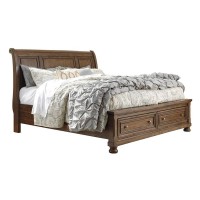 Ashley B719 Sleigh Bed with Storage Drawer