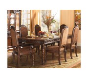    Ashley North Shore Dining Set-Extension Table+6 Side Chairs+2 Arm Chairs