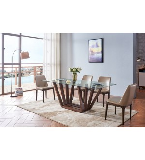 ESF 1330 Dining Table with 1638 Chairs