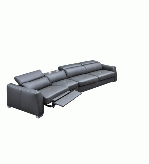 ESF 312 Sectional w/Bed and 1 Electric Recliner