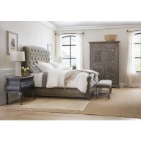 AHK-Woodlands Queen Upholstered Bed