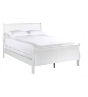 Mazin-2147 Mayville Bed-Full Only(White)