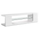 Monarch-TV STAND - 60"L / HIGH GLOSSY WHITE WITH TEMPERED GLASS