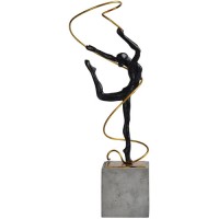 Renwil STA541 Bogart Gold with Concrete Statue