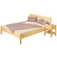 Linda Solid Wood Bed 