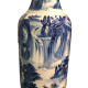 Blue and White Porcelain Vase-71"H