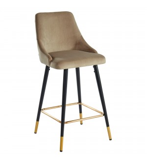 WW-Roxanne 26'' Counter Stool in Taupe