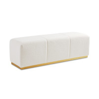 XC Nelly Gold Bench: Boucle Fur